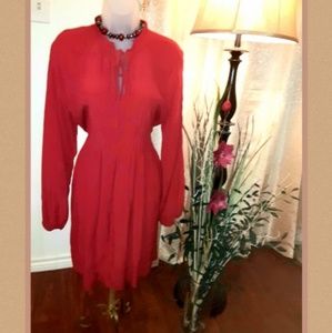 Cute HM Red Dress Size Med.